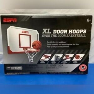 Pro Indoor ESPN XL Door Hoops 22.75 x 15.75” over the door basketball backboard